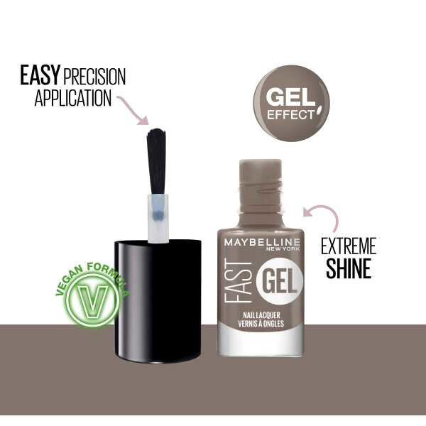 Maybelline Fast Gel Nail Polish Sinful Stone 16