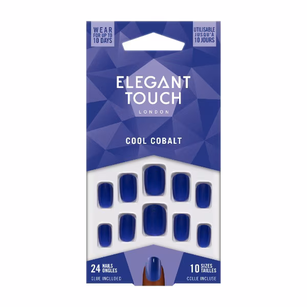 Elegant Touch Colour Nails - Cool Cobalt