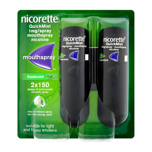 Nicorette Quickmist Mouth Spray Duo Pack
