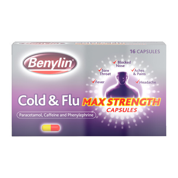Benylin Cold & Flu Caps X 16