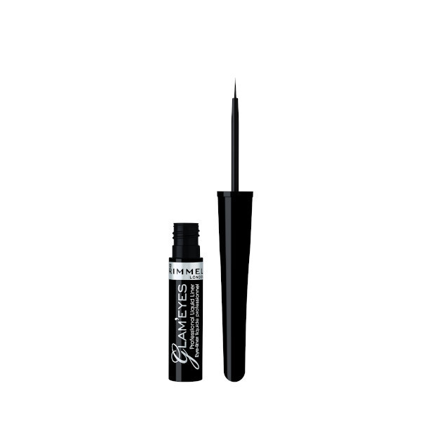 Rimmel Glam'Eyes Liquid EyeLiner Black Glamour 1