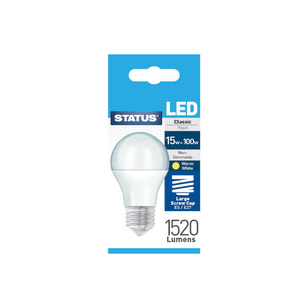 Status 15W=100W Led Gls Bulb ES 1 Pack