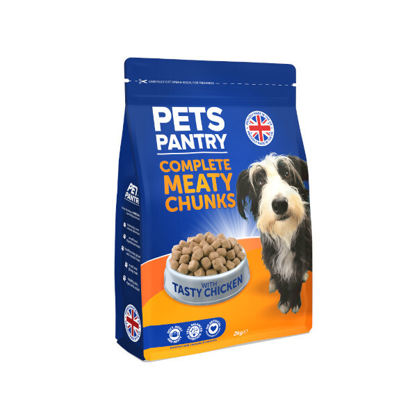 Pets Pantry Complete Meaty Chunks Chick 2kg