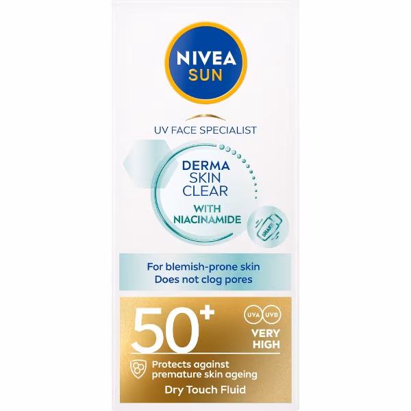 Nivea Sun Uv Face Derma Skin Clear Spf50