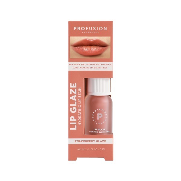 Lip Glaze Hydrating Glossy Lip Stain - Strawberry Glaze