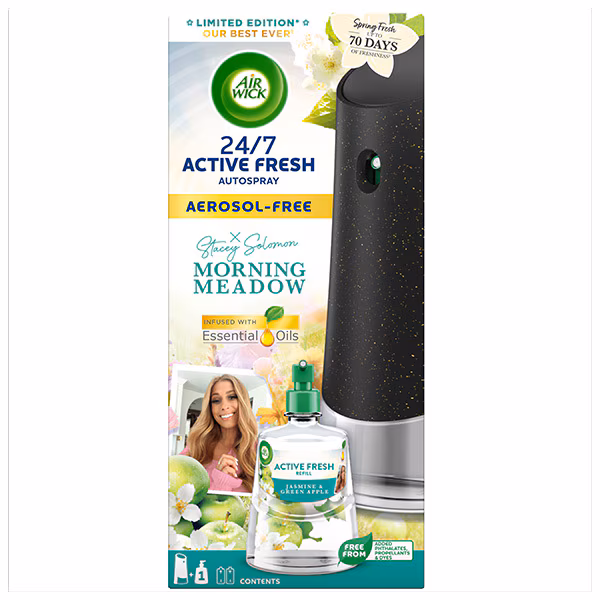 Airwick Auto Aerosol Free Starter Kit Meadow