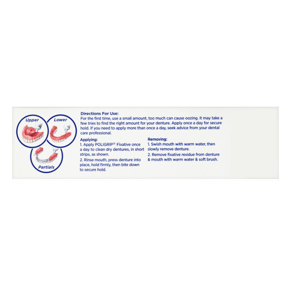 Poligrip Ultra Denture Fixative Cream 40g