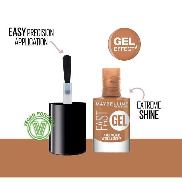 Maybelline Fast Gel Nail Polish Caramel Crush 15