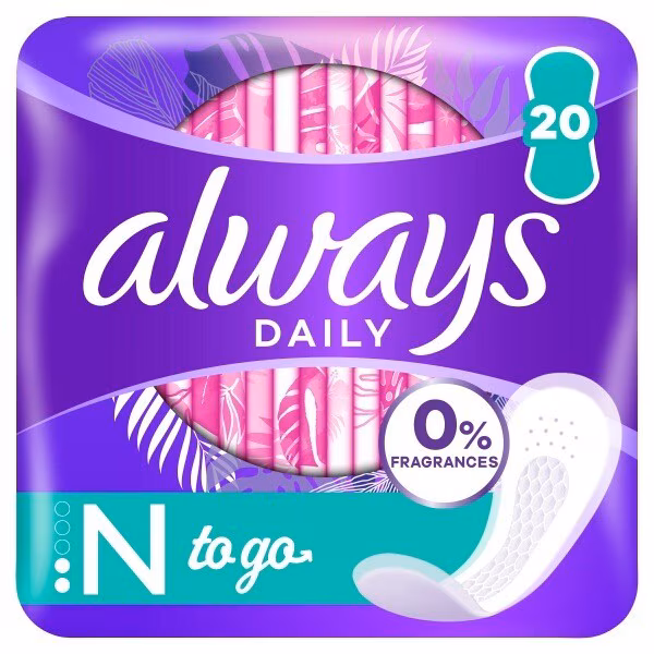 Always Daily Fresh Normal Liners Wrapped