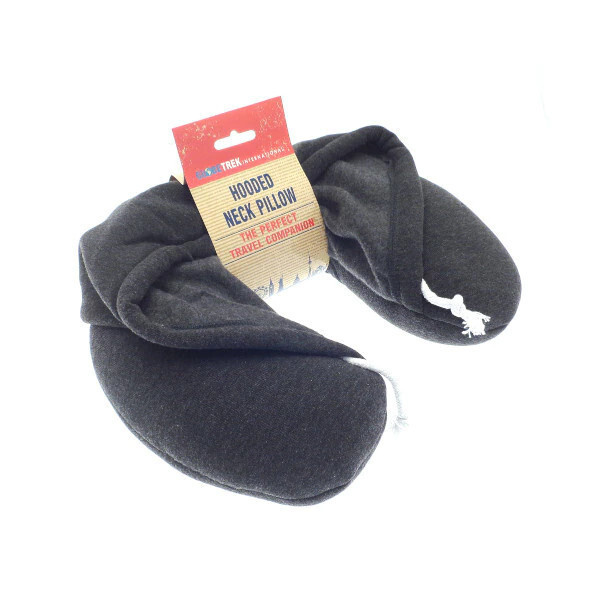 Travel Neck Pillow & Hood Kids Black