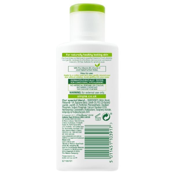 Simple Kind To Eyes Eye Make-Up Remover 125ml