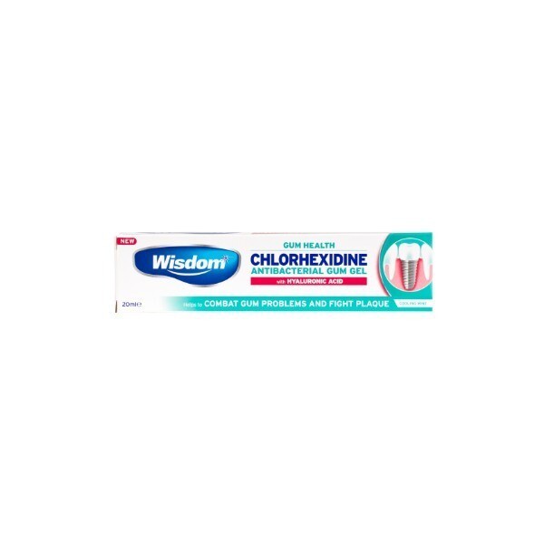 Wisdom Gum Health Chlorhexidine Anti-Bacterial Oral Gel 20Ml