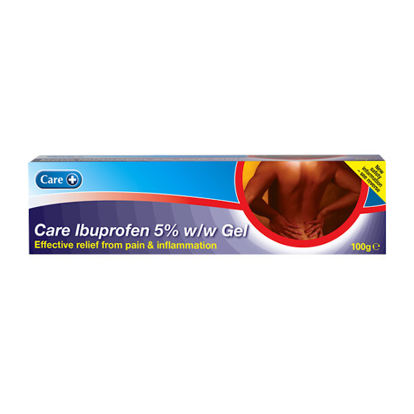 Care Ibuprofen 5% Gel 100g