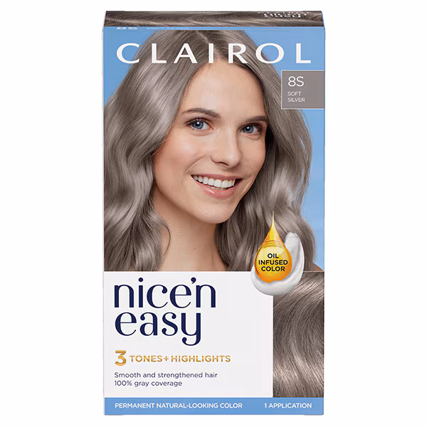 Clairol Nice N Easy Cream 177 Soft Silver