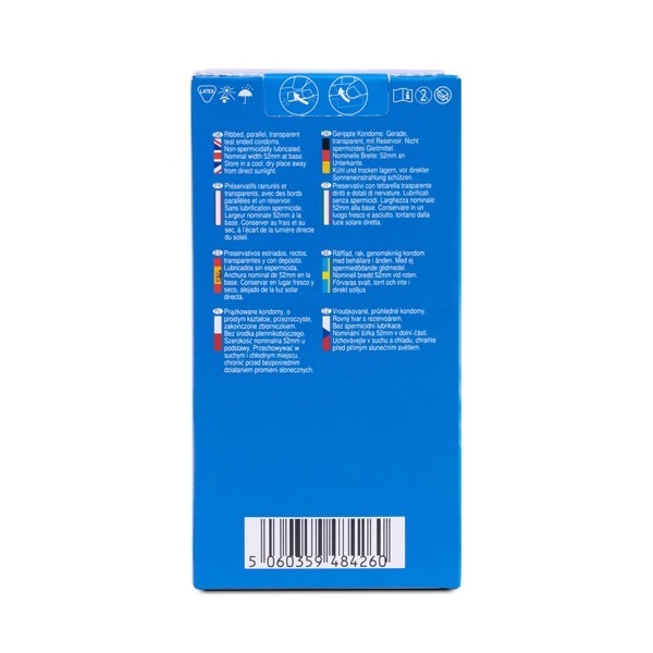 Pasante Ribbed Condoms 12s + 25% Extra Free