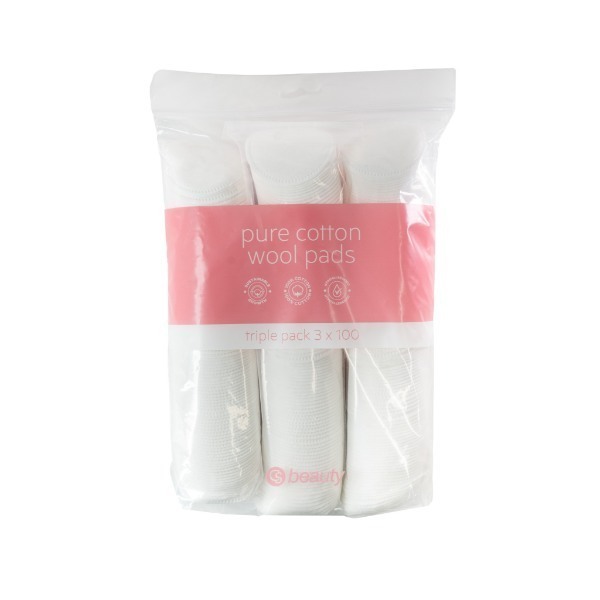 Cotton Wool Pads Triple Pack 3 X 100