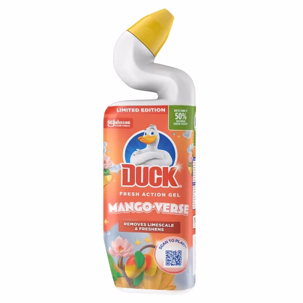 Duck Deep Action Gel Toilet Cleaner Mango-Verse 750Ml