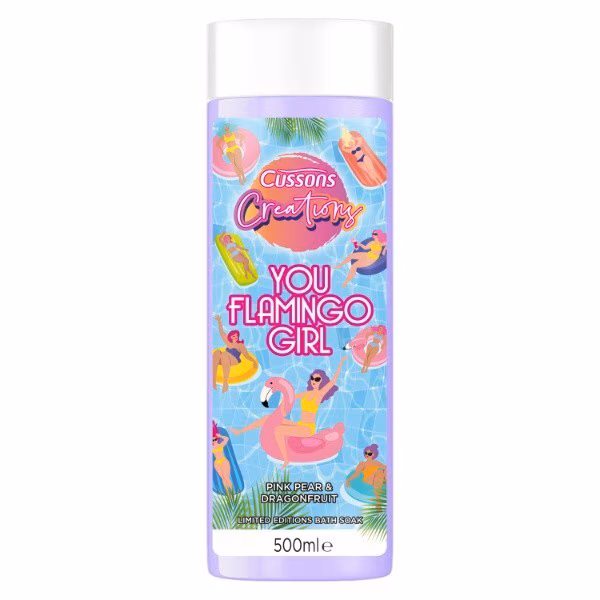 Cussons Creations Flamingo Girl Bath Soak 500ml