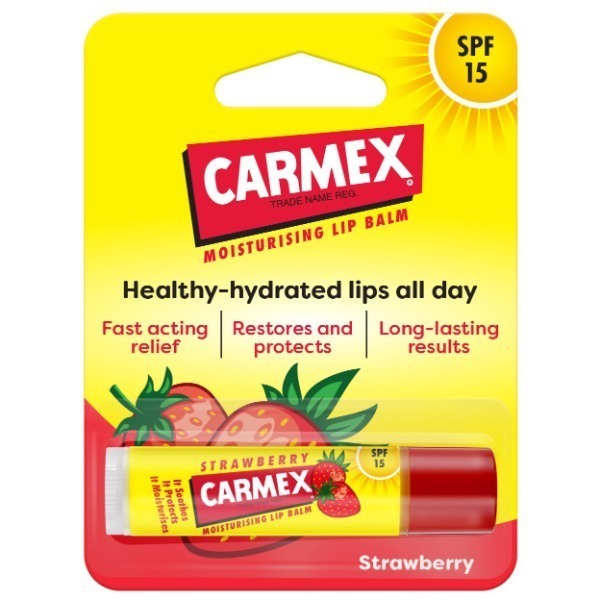 Carmex Strawberry Click Stick Lip Balm
