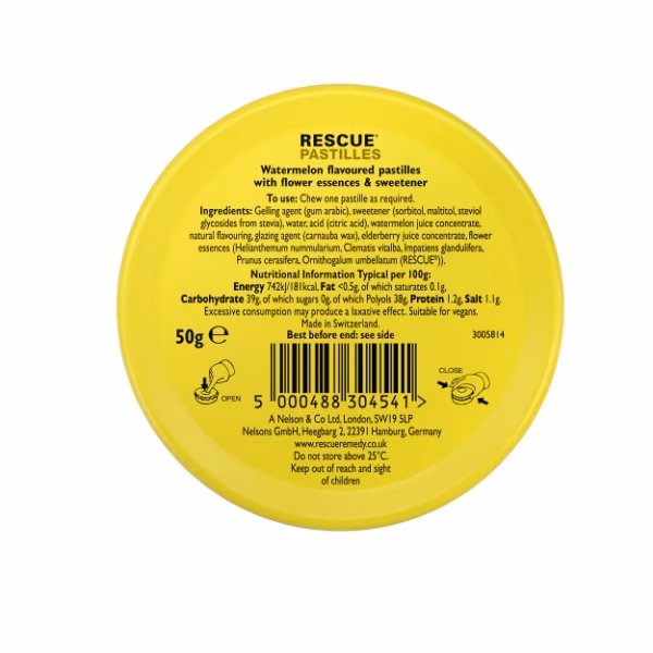 Rescue Pastilles Watermelon 50g