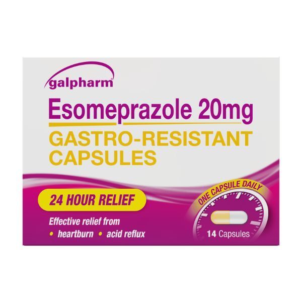 Galpharm Esomeprazole Heartburn Caps 14s