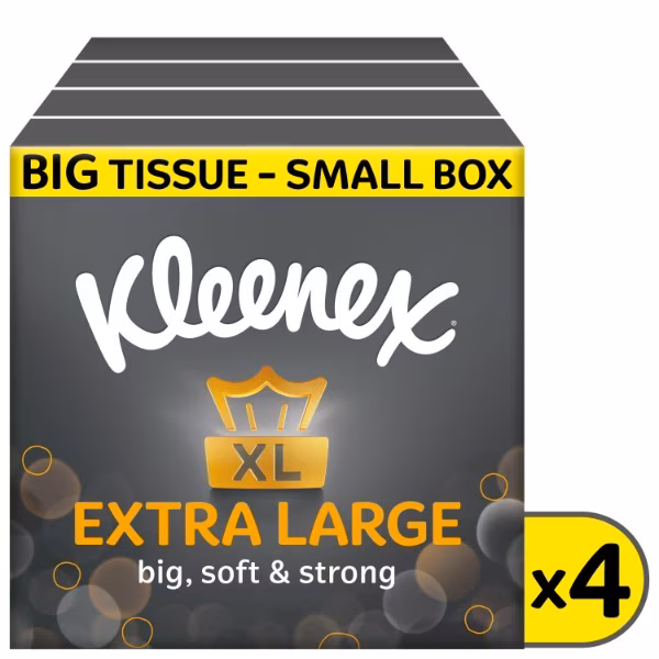 Kleenex Original Ex Large Quad 4 X 54s