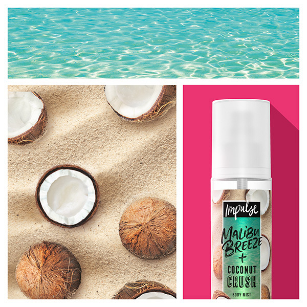 Impulse Malibu Breeze & Coconut Bodymist 150ml