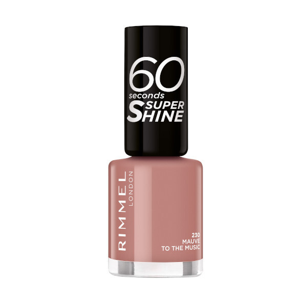 Rimmel 60 Seconds Nail Polish - 230 Mauve To The Music
