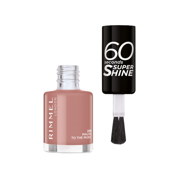 Rimmel 60 Seconds Nail Polish - 230 Mauve To The Music