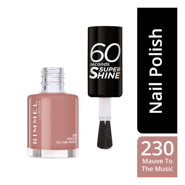 Rimmel 60 Seconds Nail Polish - 230 Mauve To The Music