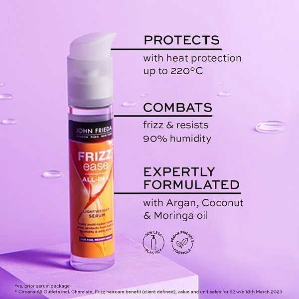 John Frieda Frizz Ease All-In-1 Lightweight Serum 50ml