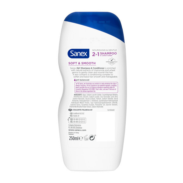 Sanex Nourish & Gentle 2 in 1 Shampoo