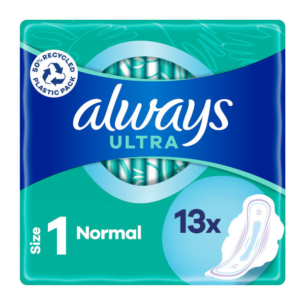 Always Ultra Winged Towels Size 1 13 Pack