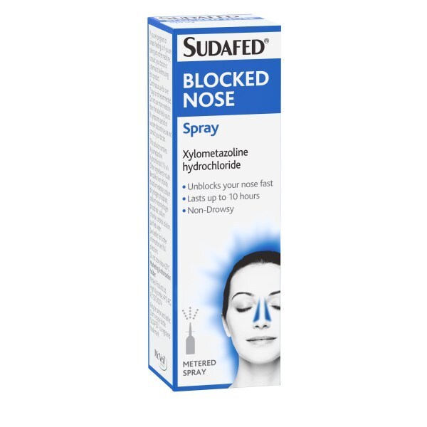 Sudafed Blocked Nose Nasal Spray 10ml