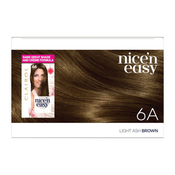 Clairol Nice'n Easy Hair Dye 6A Light Ash Brown