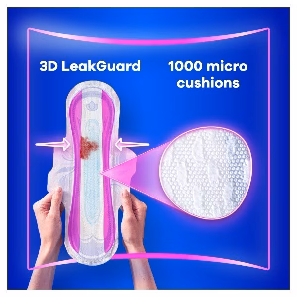 Always Platinum Day & Night (Size 3) Sanitary Towels 18 Pads