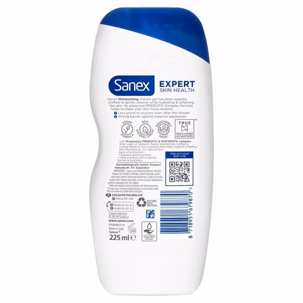Sanex Expert Skin Health Moisture Shower Gel 225ml