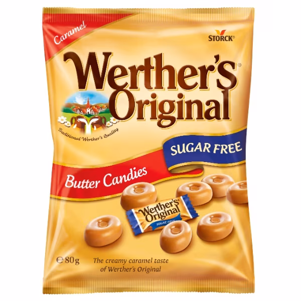 Werthers Sugar Free Butter Candies Bag