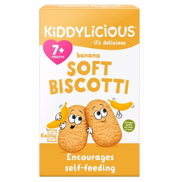 Kiddylicious Banana Biscotti 6S