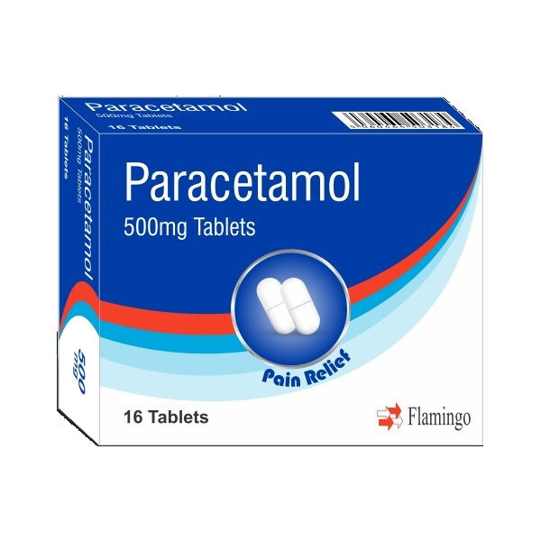 Flamingo Paracetamol Caplets 16s 500mg