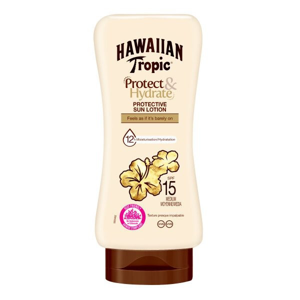 Hawaiian Tropic Protect & Hydrate Lotion Spf 15 180Ml