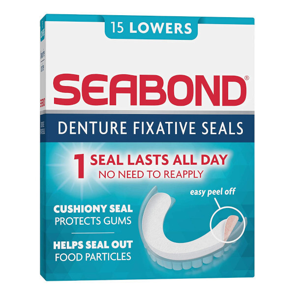 Seabond Denture Fixative Seals Original 15 Lowers