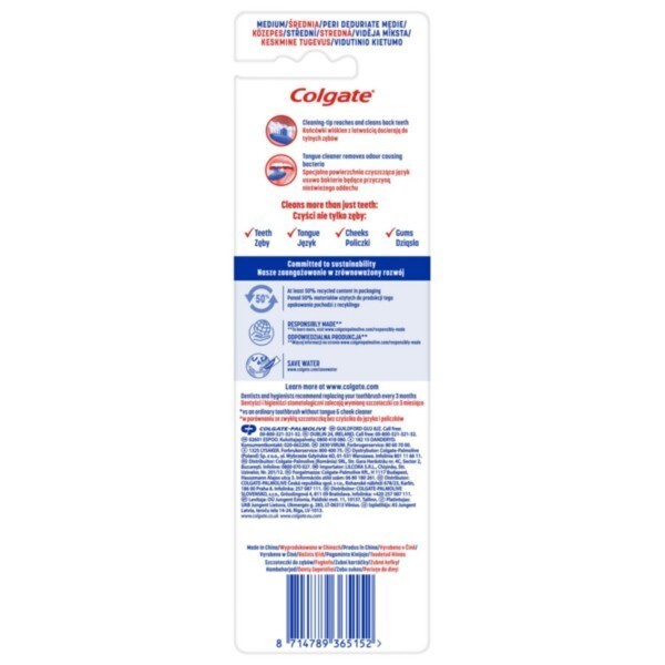 Colgate Extra Clean Toothbrush 3Pk