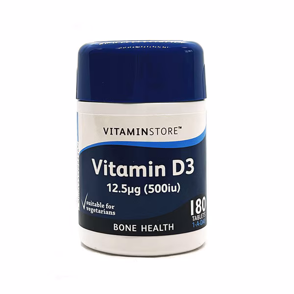 Vit Store Vitamin D 12.5ug Tablets 180s